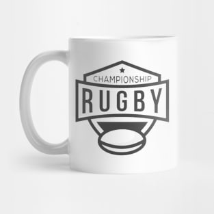 Rugby champion logo Mug